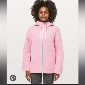 Lululemon Pink Sherpa Hoodie